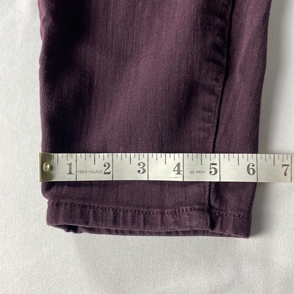 DELANCEY Studio Wine Colored Stretchy Skinny Jeans - Picture 10 of 10